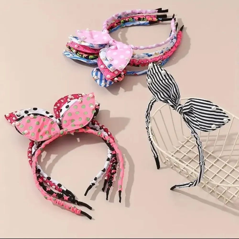 10 Class Rabbit Ears Headbands - Picture 5 of 6